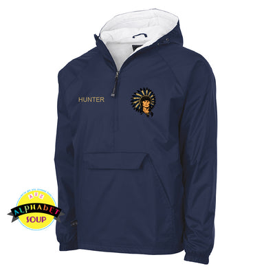 CRA classic lined pullover embroidered with the Wentzville Middle School logo and name