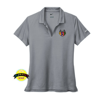Nike Dri-Fit Polo embroidered with the FZ United Lacrosse Logo