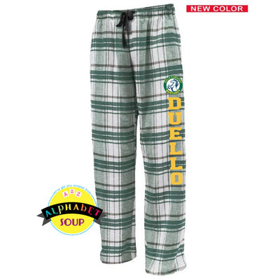 Flannel Pants and Duello with Logo on the leg.