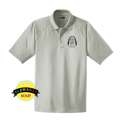 CornerStone Tall Tactical Polo embroidered with the St Louis Police Officers Association Logo