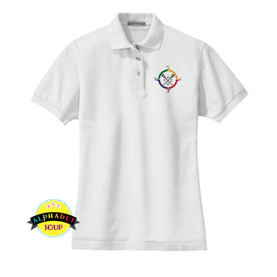 Port Authority Ladies Cotton Polo embroidered with the FZ United Girls Lacrosse