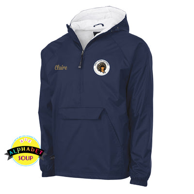 CRA classic lined pullover with the Holt Logo