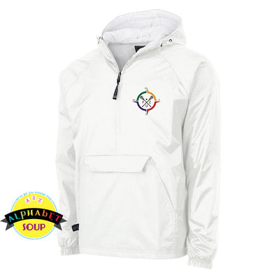 CRA classic lined pullover embroidered with the FZ United Girls Lacrosse logo