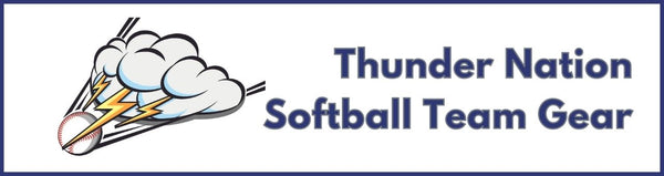 Personalized Team Gear and Spirit Wear for Thunder Nation Softball