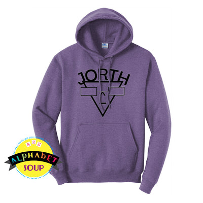 Port & Co Hoodie with the Jorth logo design
