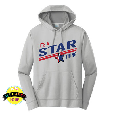 Port and Company Performance Hoodie with the It's a Star thing design