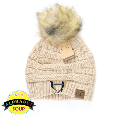 Pom Beanie with embroidered logo