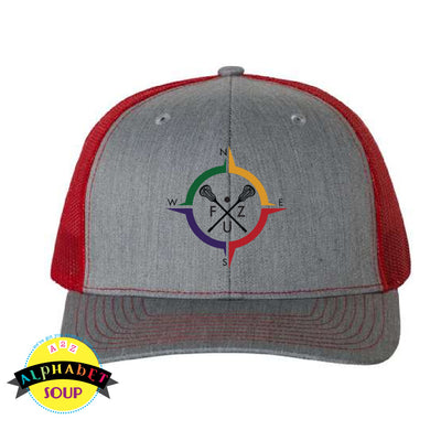 Richardson structured baseball hat embroidered with the FZ United Girls Lacrosse Logo
