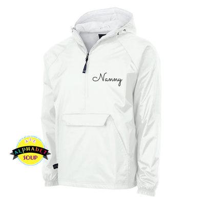CRA pullover jacket with Nanny embroidery on the left chest