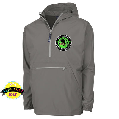 Charles River Apparel Pack N Go pullover with the St. Louis Lady Cyclones Hockey Elite Logo