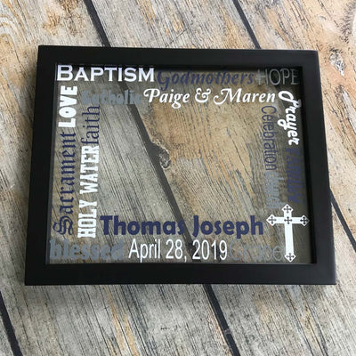 Baptism Floating Frame