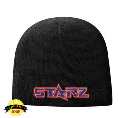 Port and Co lined beanie with the STARZ logo embroidered on the front.