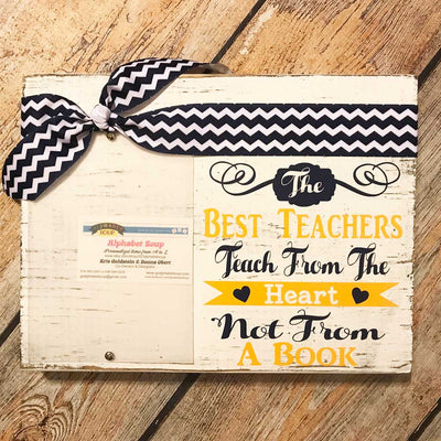 Best Teacher Frame in Yellow