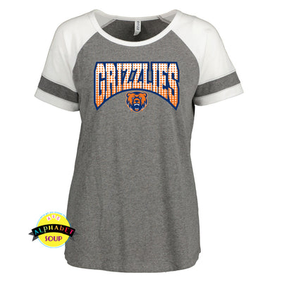 North Point Grizzly Design on the Colorblock tee Jersey