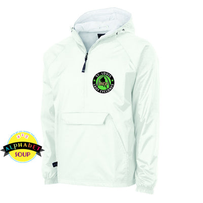 Charles River Apparel classic lined pullover with the Lady Cyclones Elite Logo