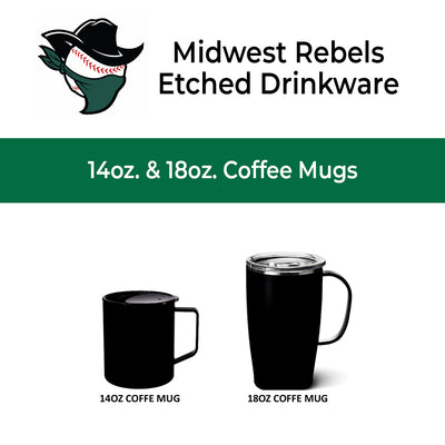 Midwest Rebels Etched Stainless Drinkware