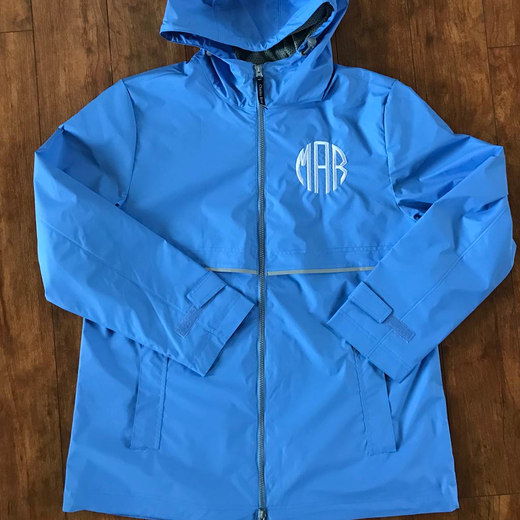 Embroidery by Daphne New Englander Monogrammed Rain Jacket - Women