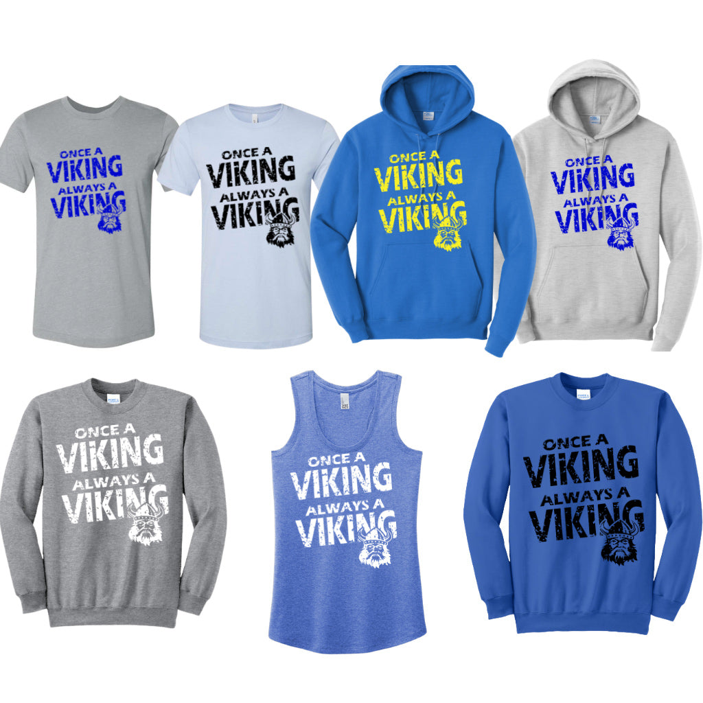 : Retro Vikings Mascot, Unisex School Spirit, Viking