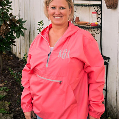 Adult Pack-N-Go® Unlined Embroidered Monogram Pullover