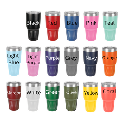 30oz tumblers color collage