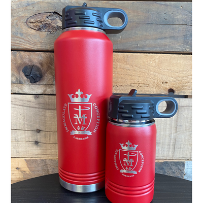 red ICD Waterbottles