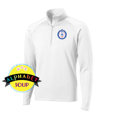 ICD Personalized Sport Wick Pullover white