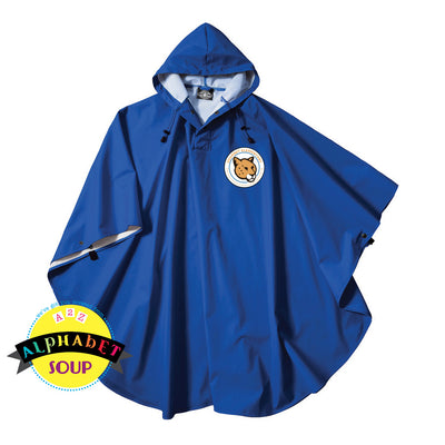 Journey Elementary Spirit Wear Pacific Rain Poncho blue
