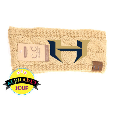 CC Beanie Headband embroidered with the Holt H logo.