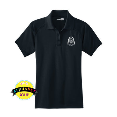 CornerStone Ladies Polo embroidered with the St Louis Police Officers Association Logo