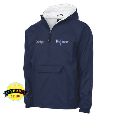 CRA classic lined pullover with the Voltage Volleyball