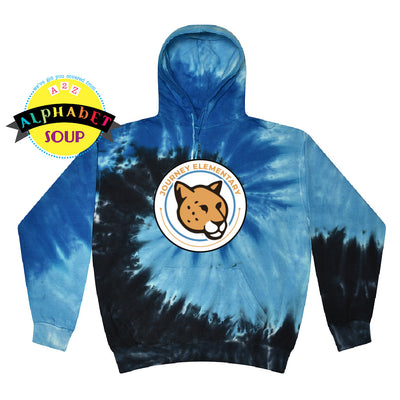 Journey Elementary Tie Dye Hoodie Sweatshirt School Spirit Wear