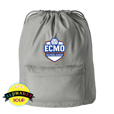 cinch backpack with front pocket