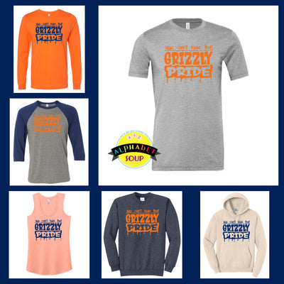 North Point We Can't Hide That Grizzly Pride design tee and sweatshirt collage