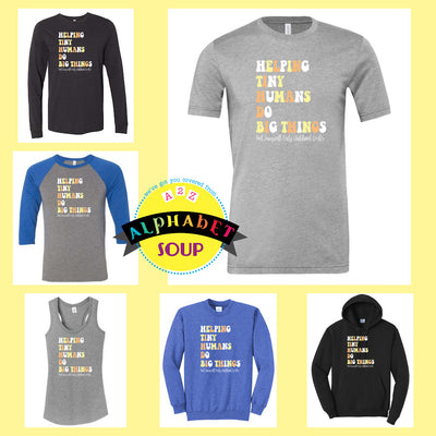 FZ ECC helping tiny humans Design on tees and sweatshirts