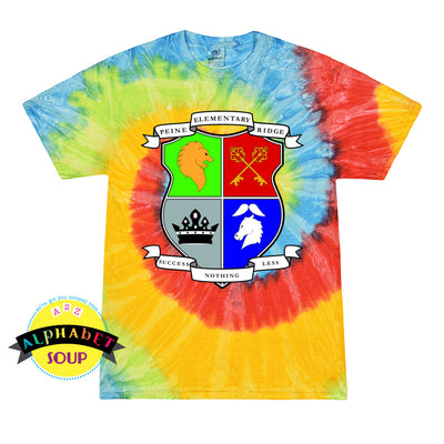 Colortone Tie Dye tee shirt with the House Crest Design