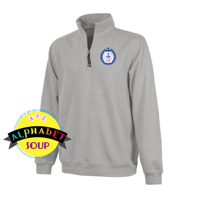 ICD Crosswinds 1/4 Zip Sweatshirt Gray