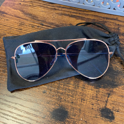 Rose Gold Aviators
