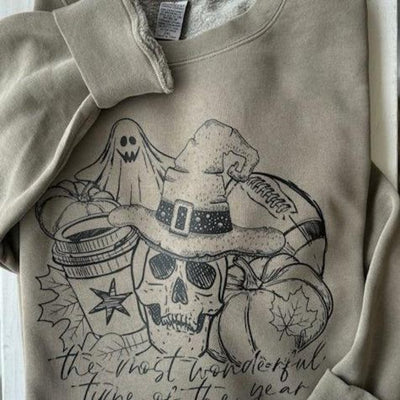 halloween crewneck sweatshirt