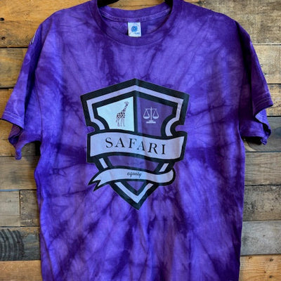 purple tie dye tee 