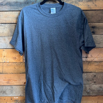 gray tshirt on wood background