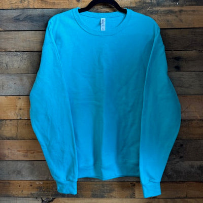 Blue shirt on a wooden surface