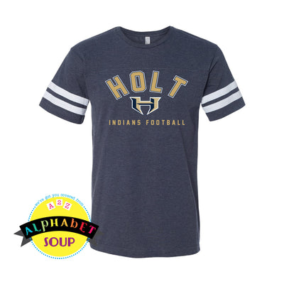 Holt Football Power H design on the game day tee