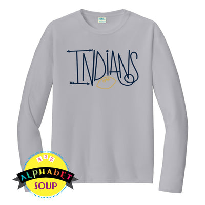 Long Sleeve performance tee with your choice of Holt Football Design