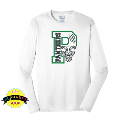 Port and Co long sleeve performance tee and P panthers design