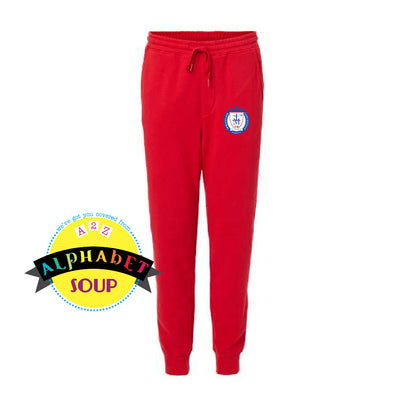 ICD Personalized Fleece Pant red