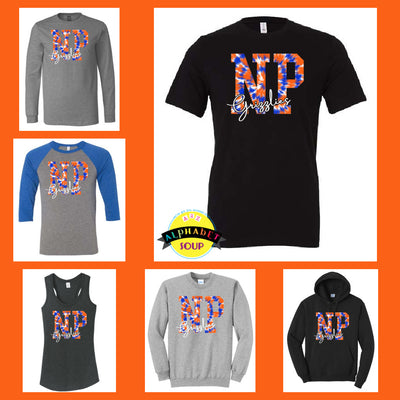 North Point Middle NP Tie Dye Design Collage with Tees and Sweatshirts