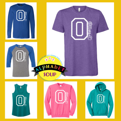 FZ ECC O Otters paw Design on tees and sweatshirts