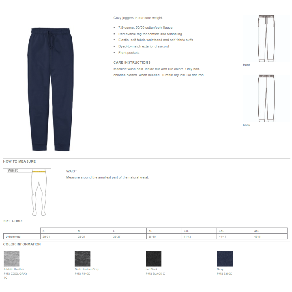 Custom Team Spirit Wear | Modulation Z Joggers with logo – Alphabet ...