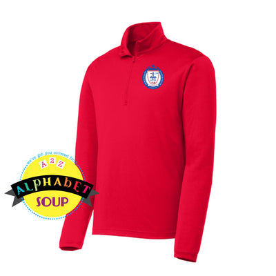 ICD Personalized Women's 1/4 Zip PosiCharged Pullover Red