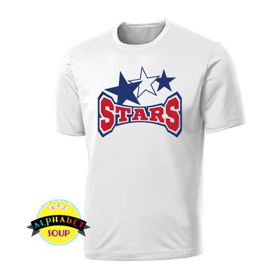 Port and Co Short sleeve performance tee with the 3 stars design.